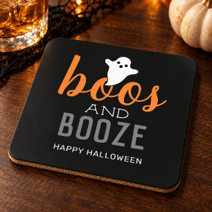 Posavasos Fiesta de Halloween 'Burlas y Alcohol'
