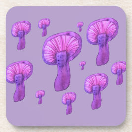Posavasos Fiesta de hongos morados