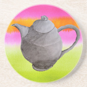 Posavasos Fiesta de té del arco iris de Teapot
