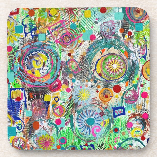 Posavasos Fiesta en un conjunto de cajas de 6 tiras (Frente)