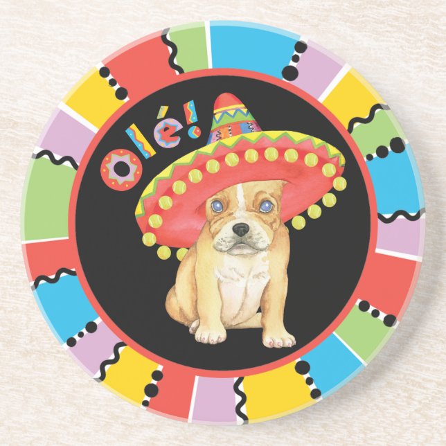 Posavasos Fiesta Frenchie (Frente)