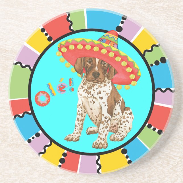 Posavasos Fiesta German Shorthaire Pointer (Frente)