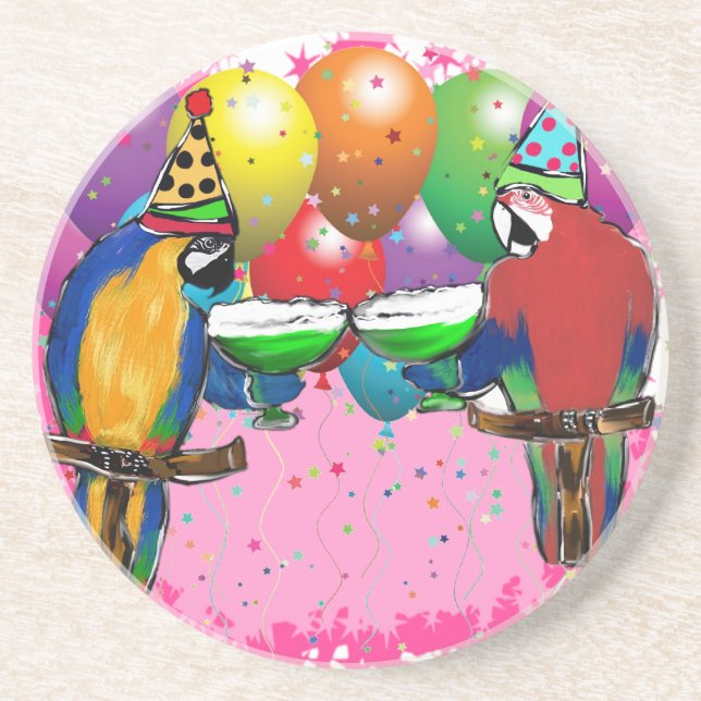 POSAVASOS FIESTA PARROTS (Frente)