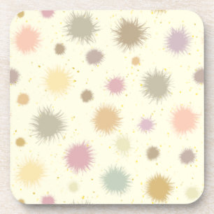 Posavasos Fiesta Pastel Polen - patrón ininterrumpido.