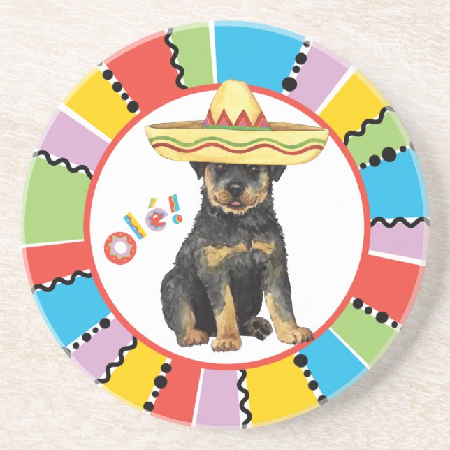 Posavasos Fiesta Rottweiler (Frente)