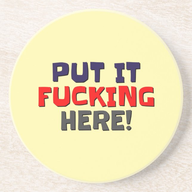 Posavasos Fiesta Sandstone (Frente)