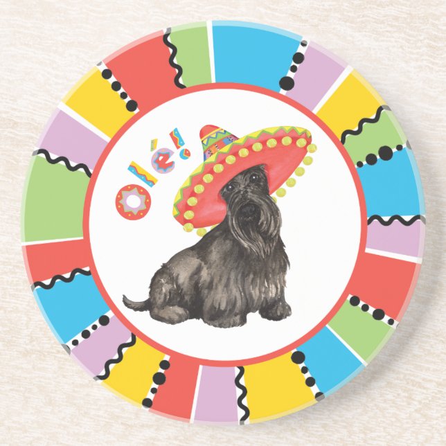 Posavasos Fiesta Scottish Terrier (Frente)