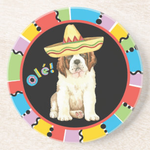 Posavasos Fiesta St Bernard