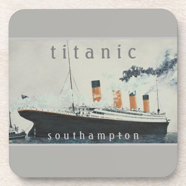 Posavasos Fiesta TITANIC Vintage White Star Line Ship (Frente)