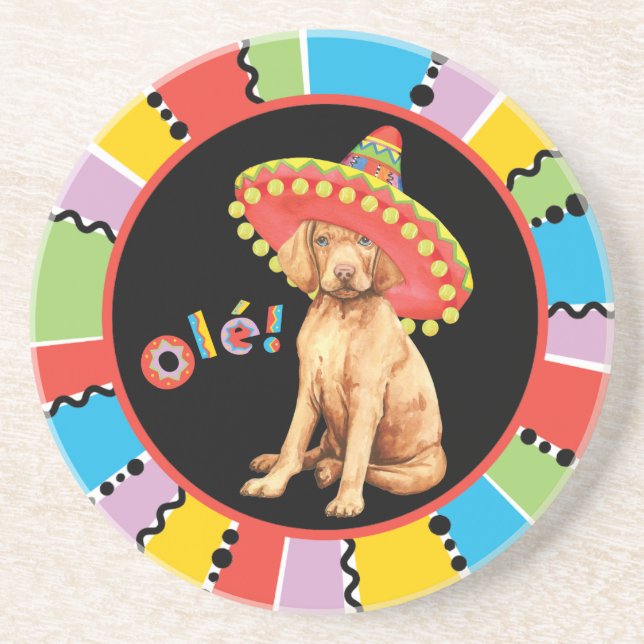 Posavasos Fiesta Vizsla Sandstone Coaster (Frente)