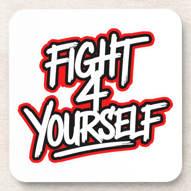 Posavasos Fight 4 yourself (Frente)