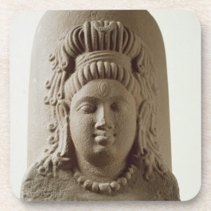 Posavasos Figura de Ekamukha Siva-Linga del templo en K