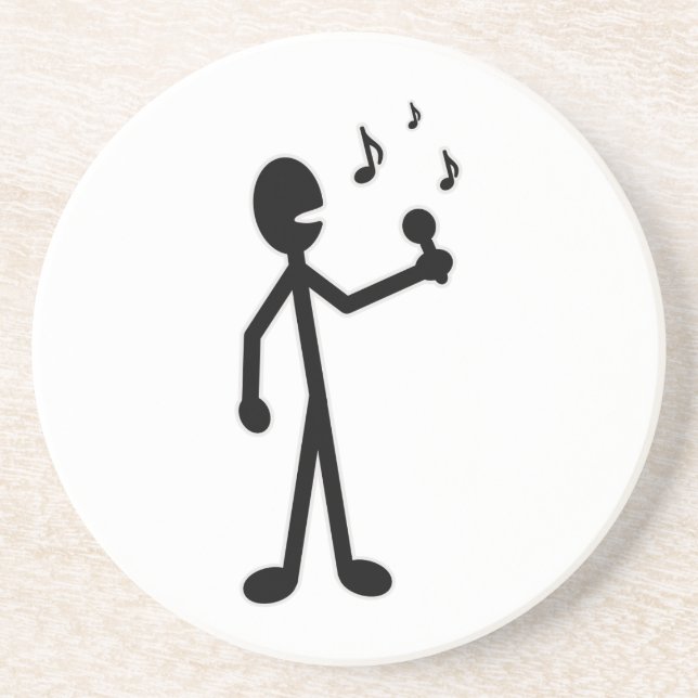 Posavasos Figura de palo de canto (Frente)