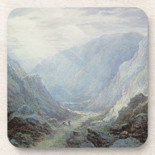 Posavasos Figuras que descansan en el camino a través de un