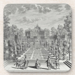 Posavasos Fijando para una ópera en un jardín, de