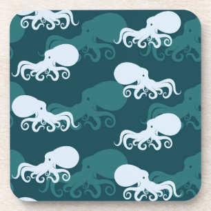 Posavasos Filas del modelo del pulpo