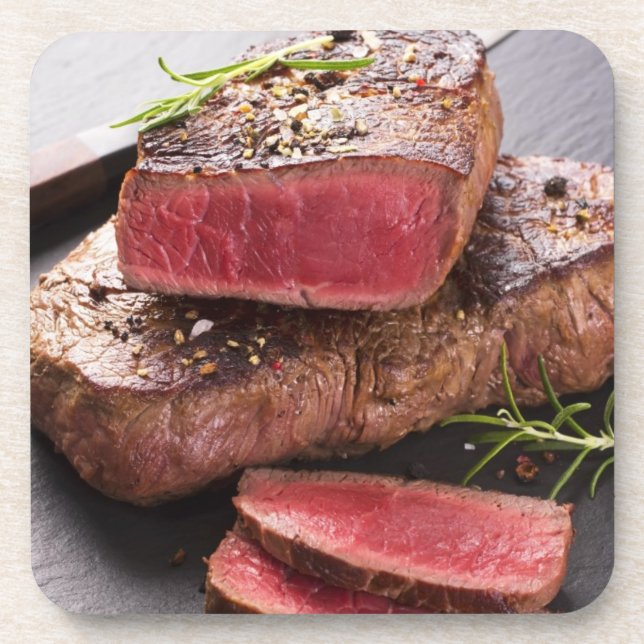 Posavasos Filete de carne de vaca (Frente)