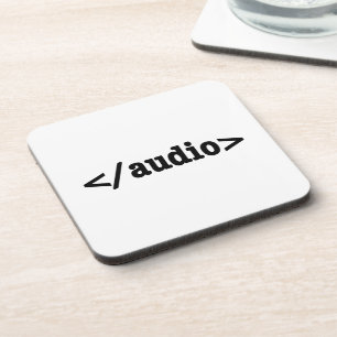 Posavasos Finalizar código HTML5 de audio