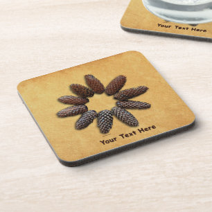 Posavasos Fir Tree Cones Star