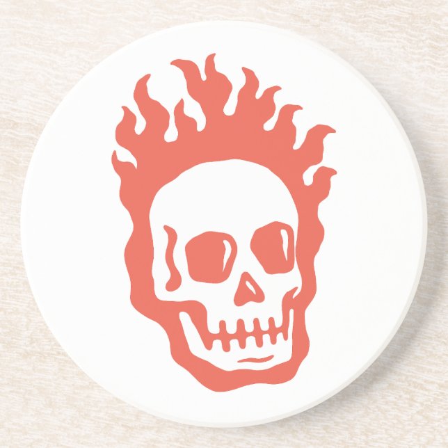 Posavasos Fire Skull (Frente)