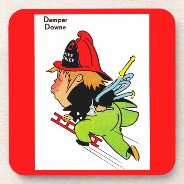 Posavasos fireman Damper Downe (Frente)