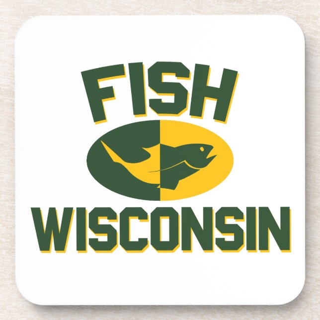 Posavasos Fish Wisconsin (Frente)
