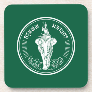 Posavasos Flag of Bangkok, Thailand Coaster