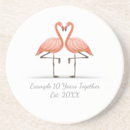 Posavasos Flamenco Personalizado X Años Juntos Aniversario