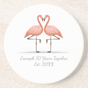 Posavasos Flamenco Personalizado X Años Juntos Aniversario