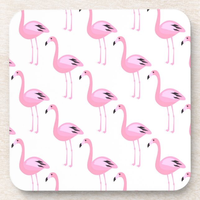Posavasos Flamencos rosados 2 (Frente)