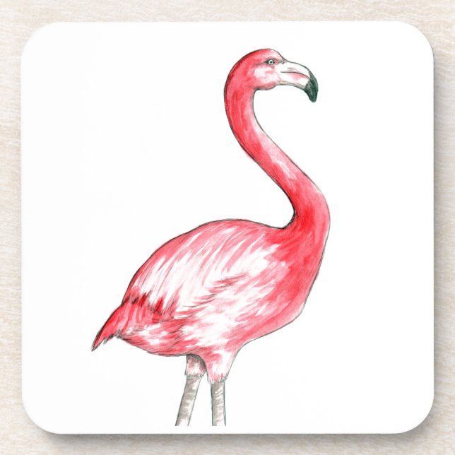 Posavasos Flamingo Art (Frente)