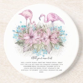 Posavasos FLAMINGOS Personalizados