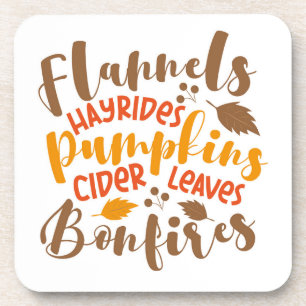 Posavasos Flandes Hay Rides Pumpkins Cider Sale Fuegos