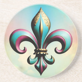 Posavasos Fleur de lis Coaster, católico