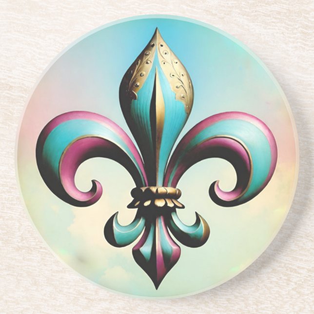 Posavasos Fleur de lis Coaster, católico (Frente)