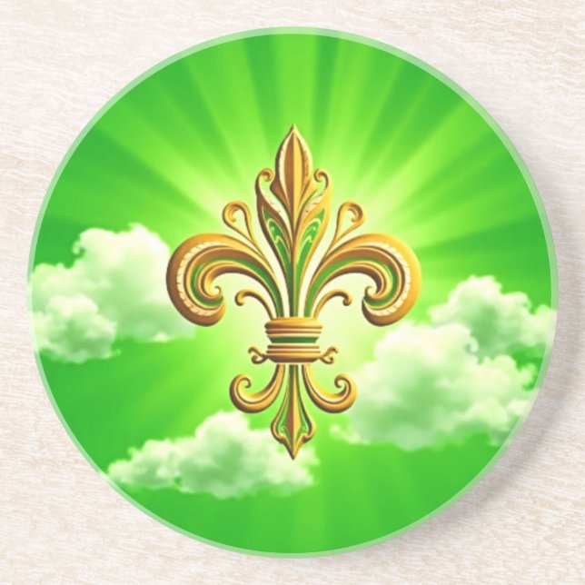 Posavasos Fleur De Lis St Patricks Day (Frente)