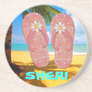 POSAVASOS FLIPS-FLOPES DE LA PLAYA