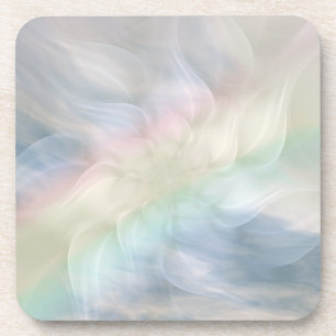 Posavasos Flor arco iris Mandala