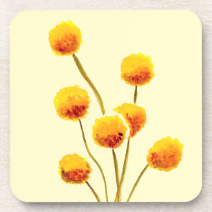 Posavasos Flor australiana nativa del botón Billy