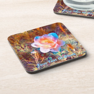 Posavasos Flor colorida