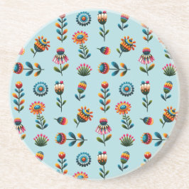 Posavasos Flor de arte popular