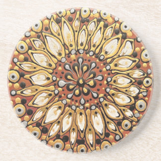 Posavasos Flor de campo en el cedro