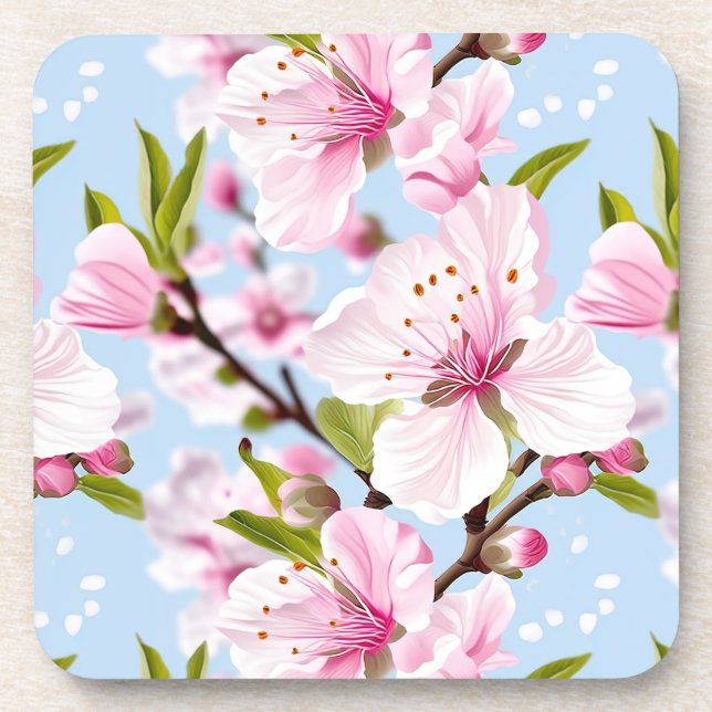 Posavasos Flor de cerezo (Frente)