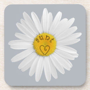 Posavasos Flor De Daisy Para El Fondo Del Personalizar De Tí