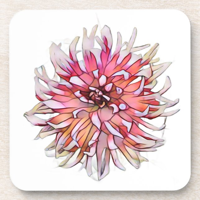 POSAVASOS FLOR DE DALIA (Frente)