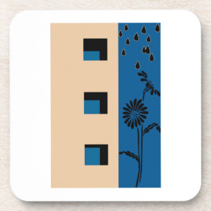 Posavasos Flor de edificio