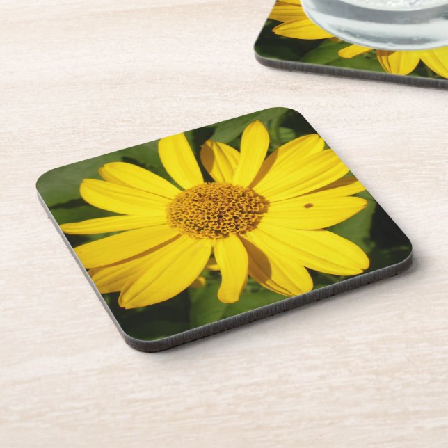 Posavasos Flor de flores amarillas (Lado Izquierdo)