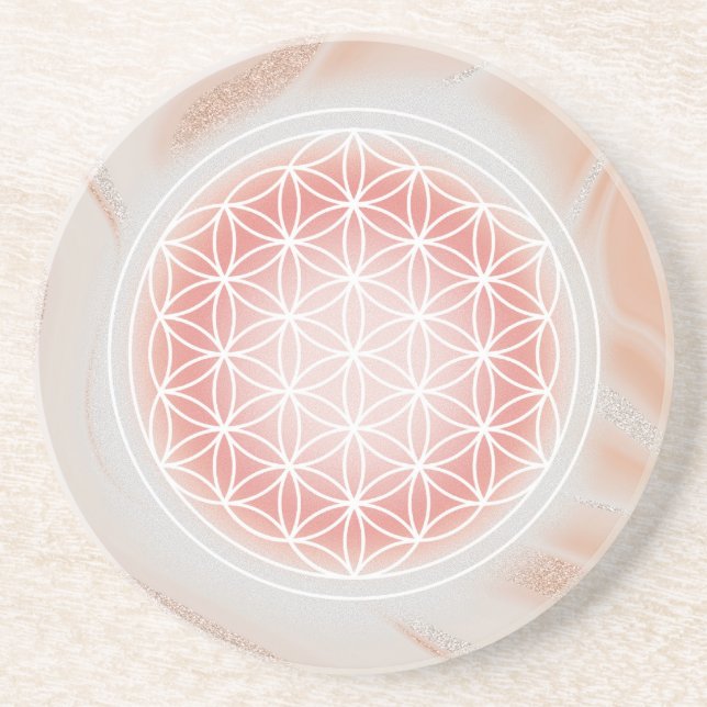Posavasos Flor de la Vida Éxito (Frente)