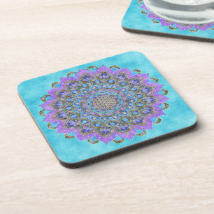 Posavasos Flor de la Vida - Mandala Estilo India 2