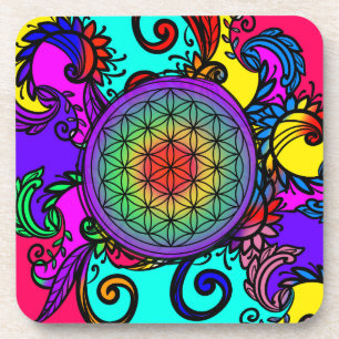 Posavasos Flor de la vida zen Chakra